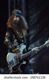 ZAGREB, CROATIA - 24 JUNE, 2014: Ian Peres Of Wolfmother Performing At InMusic Festival.