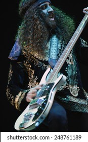 ZAGREB, CROATIA - 24 JUNE, 2014: Ian Peres Of Wolfmother Performing At InMusic Festival.