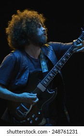 ZAGREB, CROATIA - 24 JUNE, 2014: Andrew Stockdale Of Wolfmother Performing At InMusic Festival.