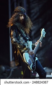 ZAGREB, CROATIA - 24 JUNE, 2014: Ian Peres Of Wolfmother Performing At InMusic Festival.