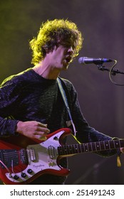 ZAGREB, CROATIA - 25 JUNE, 2014: Andrew VanWyngarden Of MGMT Performing At InMusic Festival.