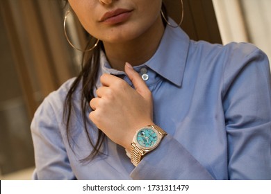 women wearing rolex watches