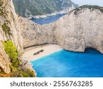 Zakinthos shipwreck blue lagoon bay