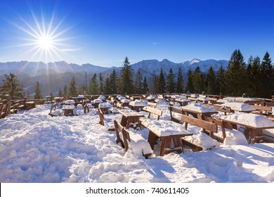 Zakopane At Tatra Mountains In Winter Time, Poland