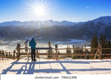 Zakopane At Tatra Mountains In Winter Time, Poland