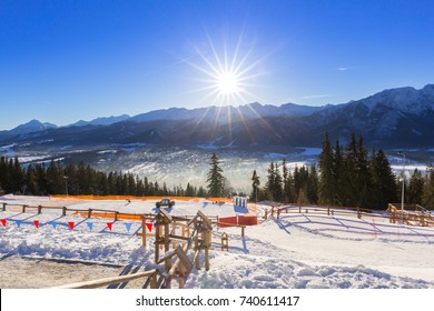 Zakopane At Tatra Mountains In Winter Time, Poland