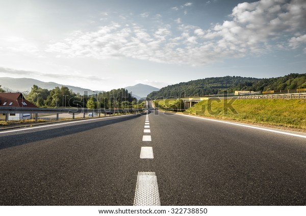 Zakopianka Road Between Krakow Zakopane Poland Stock Photo Edit Now 322738850