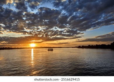 The Zambezi River is one of Africa's most iconic and longest rivers, stretching over 2,500 kilometers  - Powered by Shutterstock