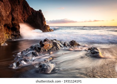 Zamora Beach On The Island Of La Palma