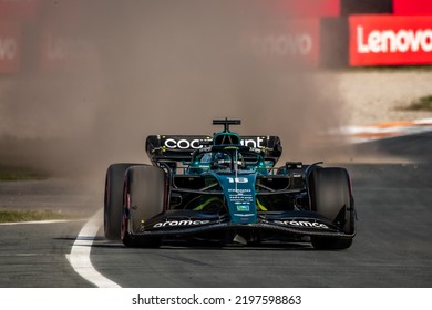 Zandvoort, Holland. 1-4 September 2022. F1 World Championship, Dutch Grand Prix. #18, Lance Stroll, Aston Martin.