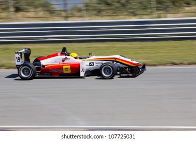 ZANDVOORT, THE NETHERLANDS - JULY 15: Luis Sa Silva (Angola) Racing During The RTL GP Masters Of Formula 3 At Circuit Park Zandvoort On July 15, 2012 In Zandvoort, The Netherlands.