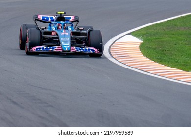 ZANDVOORT, THE NETHERLANDS - September 4, 2022: Esteban Ocon During The Formula 1 Dutch Grand Prix