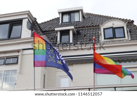 Zandvoortnetherlands July 31 2018 Pride Festival Being Stock