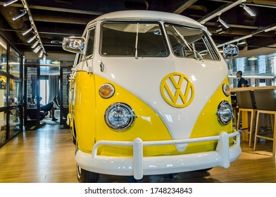 Zante/Greece - Aug 20th 2015 :VW Van Exhibited in a Ship