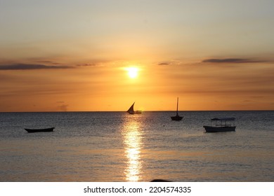 Zanzibar Sunset  Whit Any Boat