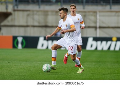 ZAPORIZHZHIA, UKRAINE - SEPTEMBER 28, 2021: Stephan El Shaarawy (92). The UEFA Conference League Match Between FC Zorya Luhansk Vs AC Roma