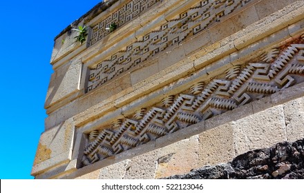 Zapotec Ruins In Monte Alban. Mexico