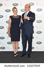 Zara Phillips And Mike Tindall Arriving For The All New Range Rover Unveiling, London. 06/09/2012 Picture By: Henry Harris