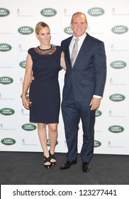 Zara Phillips And Mike Tindall Arriving For The All New Range Rover Unveiling, London. 06/09/2012 Picture By: Alexandra Glen