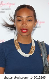 Zaraah Abrahams At Celebboutique Store Launch Party Held At Westfield Stratford, London. 25/07/2013