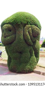 Zarcero / Costa Rica - May 3, 2019: A Topiary Carved By The Master Sculptor Evangelista Blanco In Zarcero, Costa Rica.