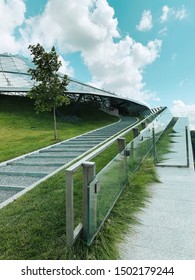 Zaryadye Park In Moscow In Summer