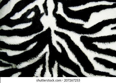 Zebra Animal Print Fur Fabric Wallpaper Stock Photo 207267253