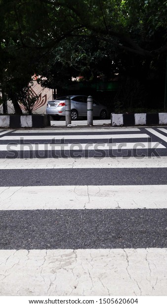 zebra crossing closeup view\
image