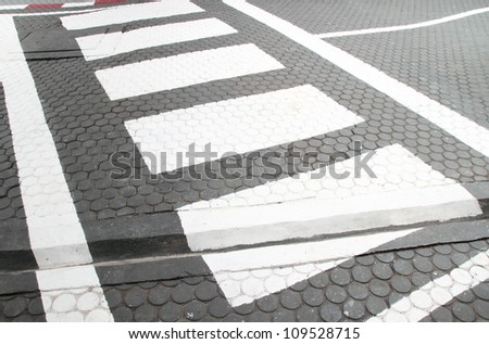 Similar – Image, Stock Photo all over Pedestrian