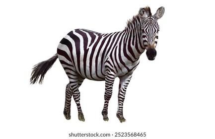 Zebra: Known for their black-and-white striped coats, zebras are social herd animals native to Africa.