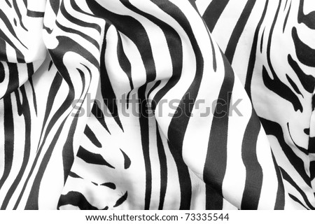 Zebra textile pattern
