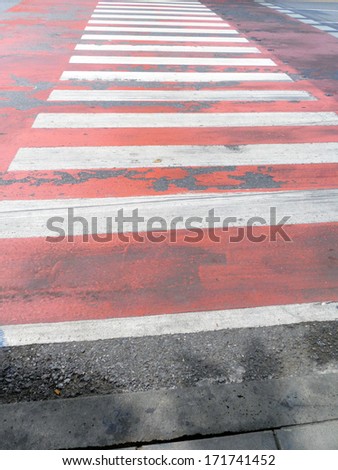 Similar – Image, Stock Photo all over Pedestrian