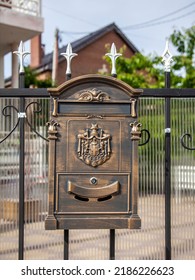 Zelenogradsk, Russia, June 14, 2022. Vintage Mail Box