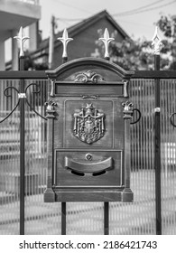 Zelenogradsk, Russia, June 14, 2022. Vintage Mail Box