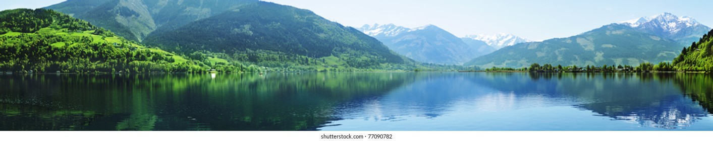 Zell lake in Zell Am See, Austria