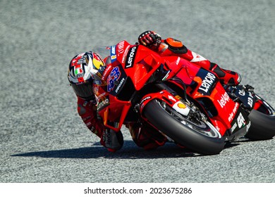 ZELTWEG, AUSTRIA - AUGUST 7, 2021: Australian Ducati rider Jack Miller at Michelin MotoGP of Styria at RedBull Ring circuit