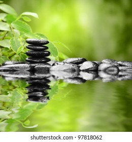 Zen Basalt Stones Water Stock Photo 97818062 | Shutterstock