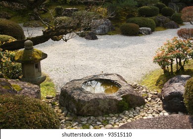 Zen Garden In Kyoto (Japan)