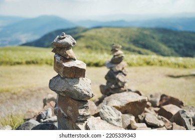 Zen Image Of Stacked Stones