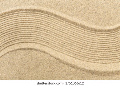 Zen Pattern In Brown Sand