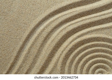 Zen Pattern In Brown Sand