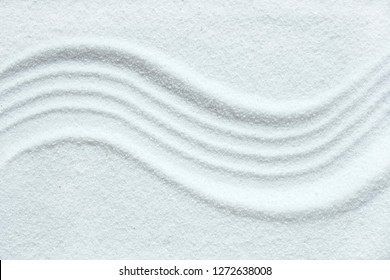 Zen Pattern On White Sand