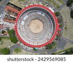 Zenith View: Cenital Shot of Nuevo Progreso Bullring, Guadalajara Mexico