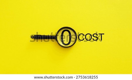 Zero cost concept representing free services, zero price business model, no fee offer, and affordable access to products or digital platforms in modern economy and online marketplaces