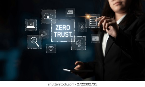 Zero trust model enhances data protection. Zero trust blocks unauthorized access, secures devices, zero trust defends networks, and zero trust verifies users continuously. Latch