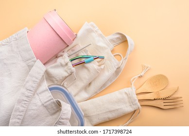 Zero waste accessories. Eco freindly life concept - Shutterstock ID 1717398724