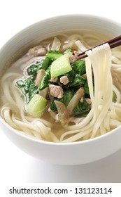 zha cai rou si mian, chinese noodle dish, noodle with shredded pickled mustard stem and pork