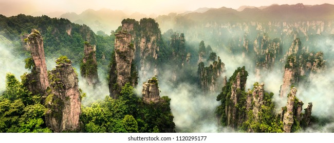 Zhangjiajie cliff mountain at Wulingyuan Hunan China