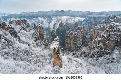 Zhangjiajie Wulingyuan Scenery