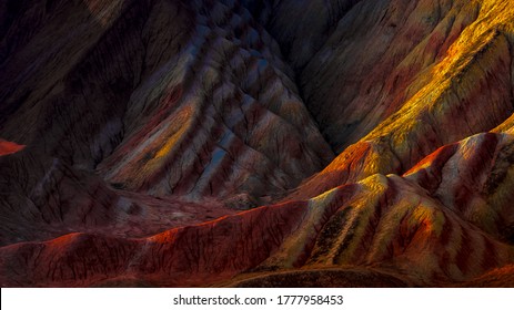 Zhangye Danxia Landform Geopark Gansu China 